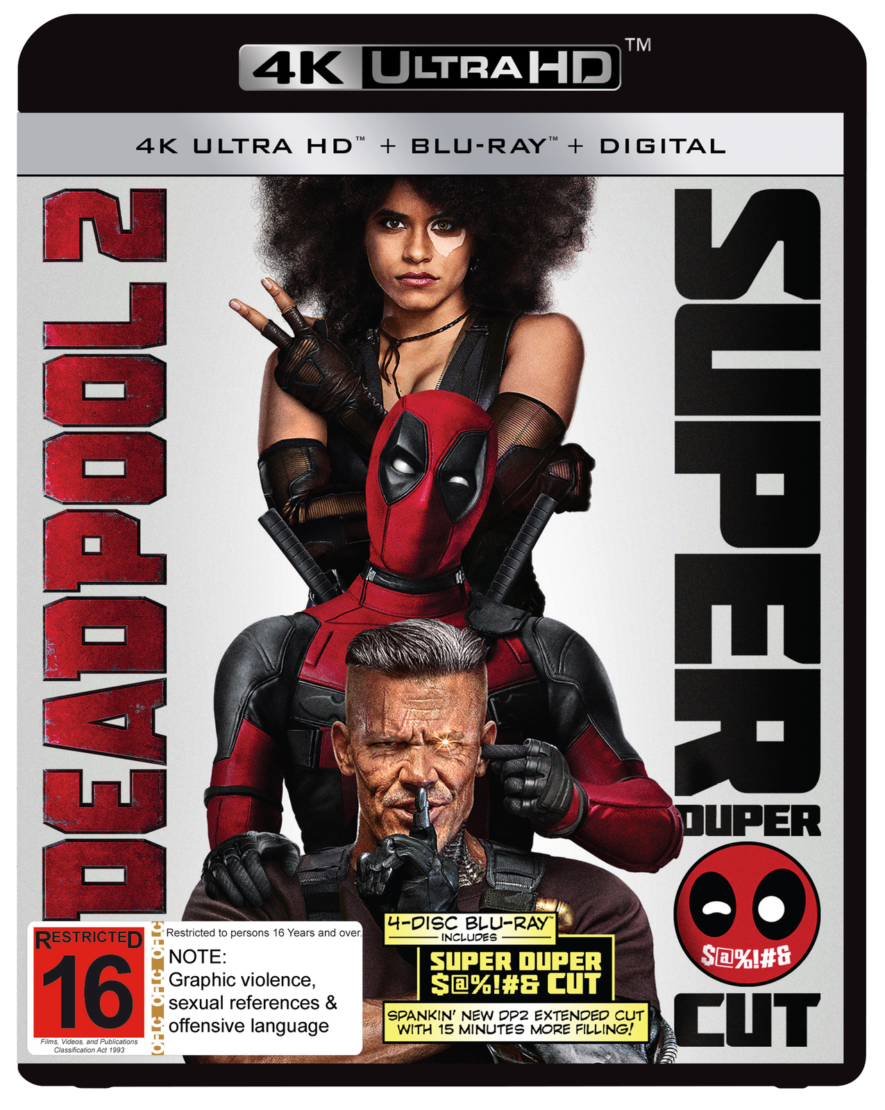 Deadpool 2 (Special Edition) on Blu-ray, UHD Blu-ray, DC image