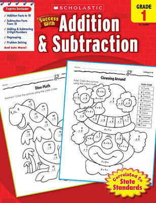 Scholastic Success with Addition & Subtraction, Grade 1 by Scholastic image