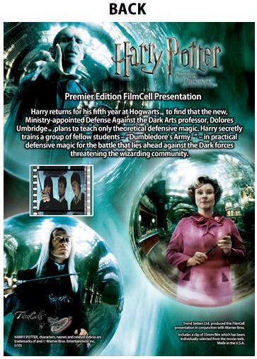 FilmCells: Harry Potter (Order of the Phoenix) - Premier Cell Presentation