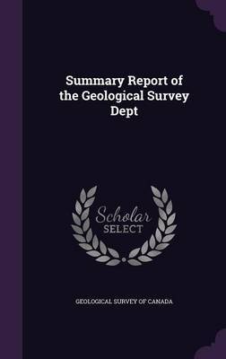 Summary Report of the Geological Survey Dept image