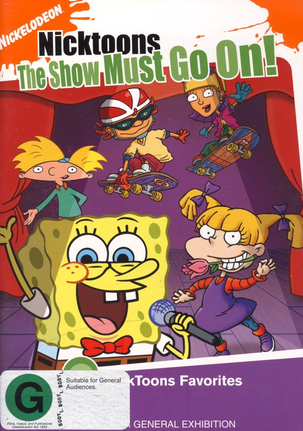 Nicktoons: The Show Must Go On on DVD