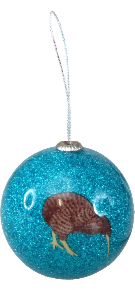 Antics: Christmas Decoration - Blue Kiwi image