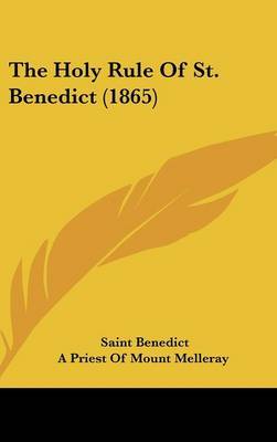 Holy Rule Of St. Benedict (1865) image