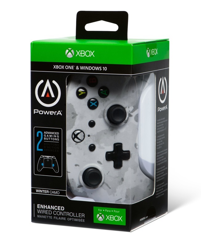 Xbox One Enhanced Wired Controller - Winter Camo on Xbox One