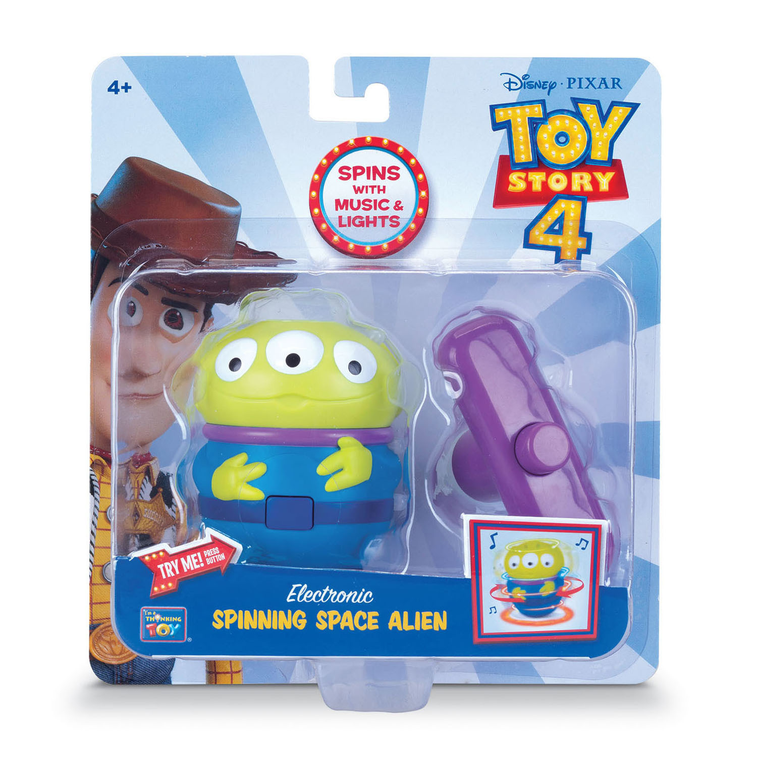Toy Story 4: Lights & Sounds Spinner (Assorted Designs) image