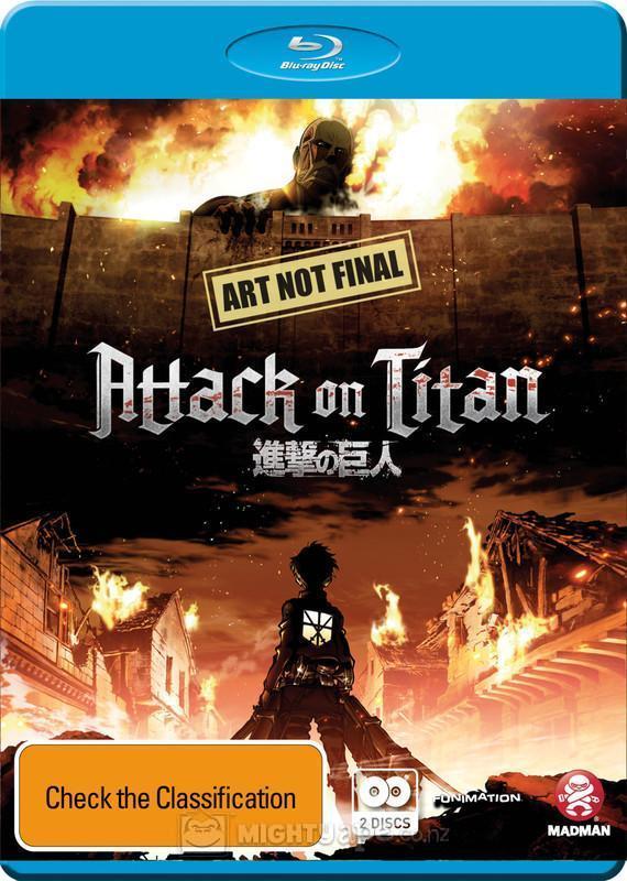 Attack on Titan Season 1 Bluray Buy Now at Mighty Ape NZ