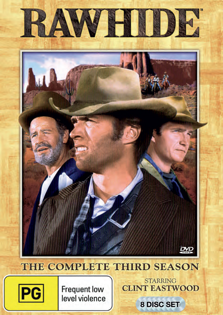 Rawhide - The Complete 3rd Season (8 Disc Set) on DVD image