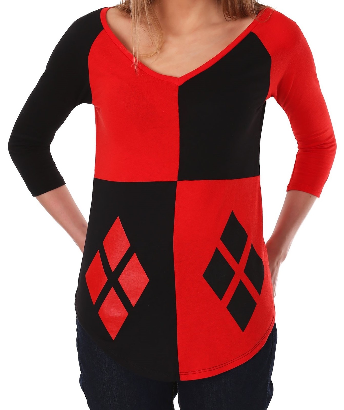 DC Comics: Harley Quinn - Diamond Raglan (XL) image