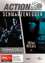 Terminator 2 / Total Recall - Action 2 Movie Pack (2 Disc Set) on DVD Terminator 2 / Total Recall - Action 2 Movie Pack (2 Disc Set) on DVD