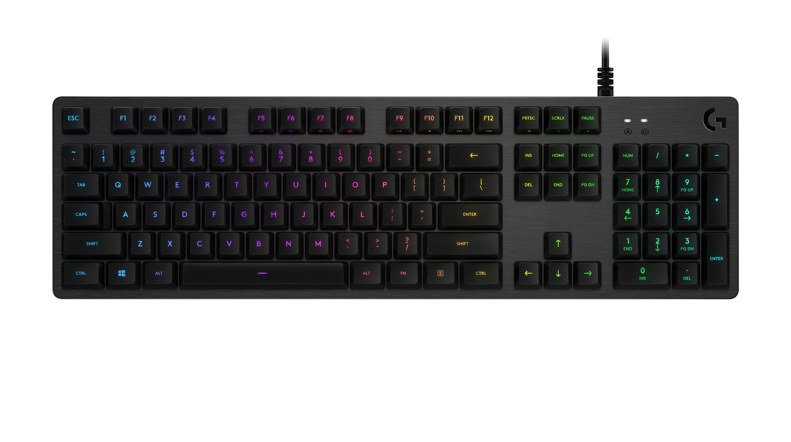 Logitech G512 Carbon LIGHTSYNC RGB Mechanical Gaming Keyboard - Tactile image