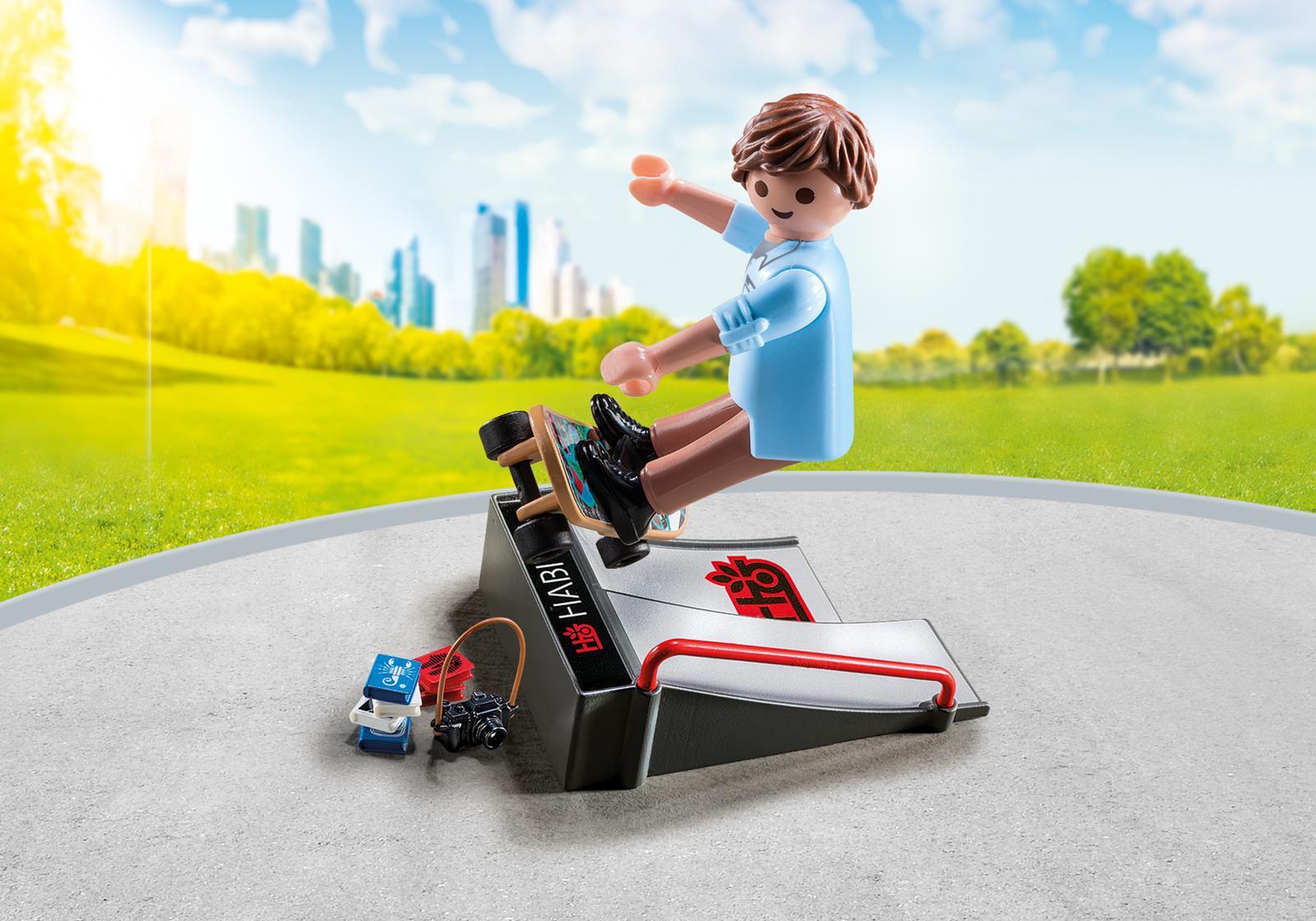 Playmobil: Special Plus - Skateboarder with Ramp (9094) image
