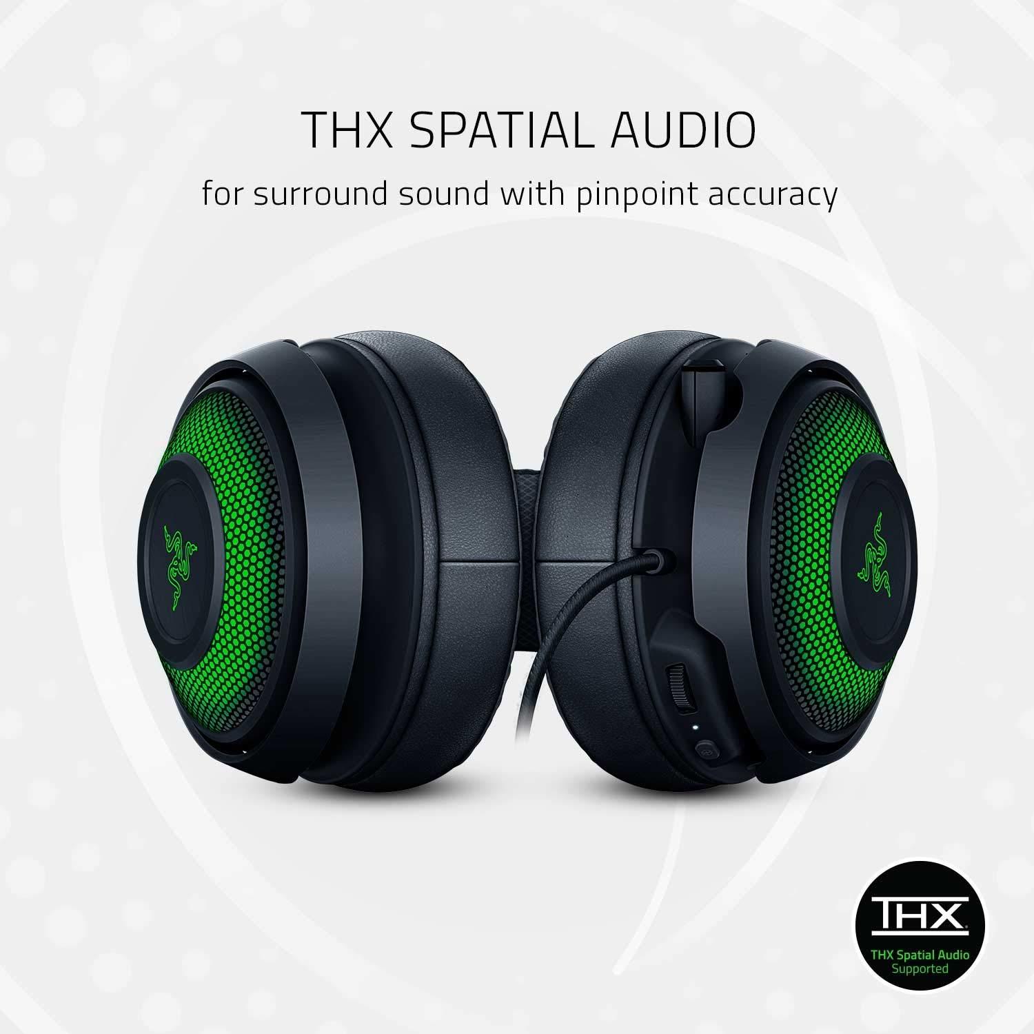 Razer Kraken Ultimate Surround Sound Gaming Headset on PC