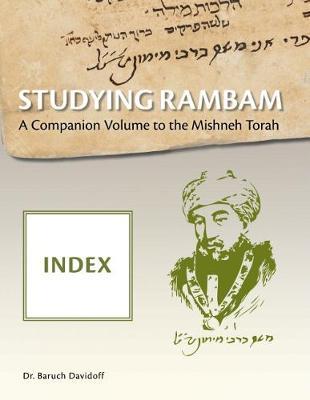 Studying Rambam. A Companion Volume to the Mishneh Torah image