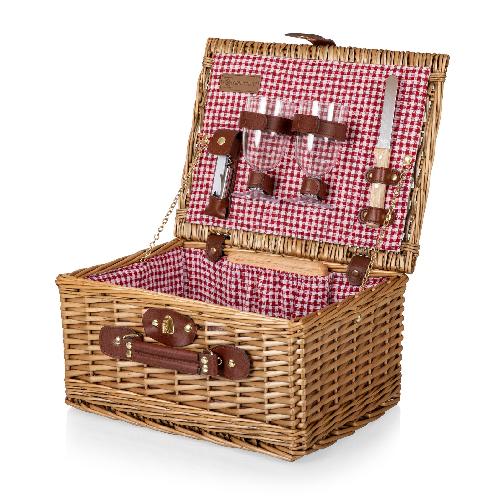 Picnic Time: Classic Wine and Cheese Basket image