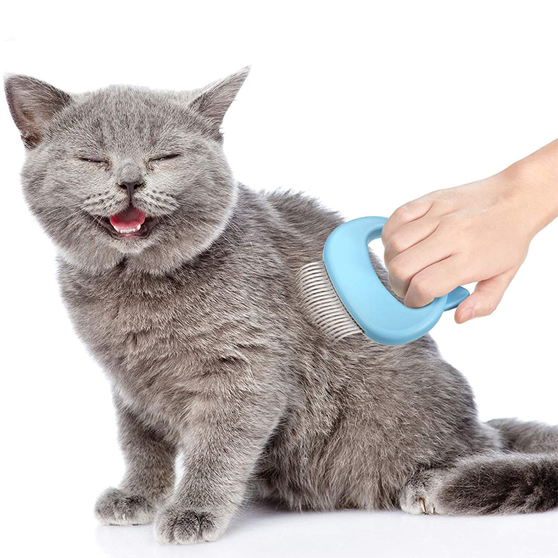 Long-Haired/ Short-Haired - Pet Comb (Blue) image