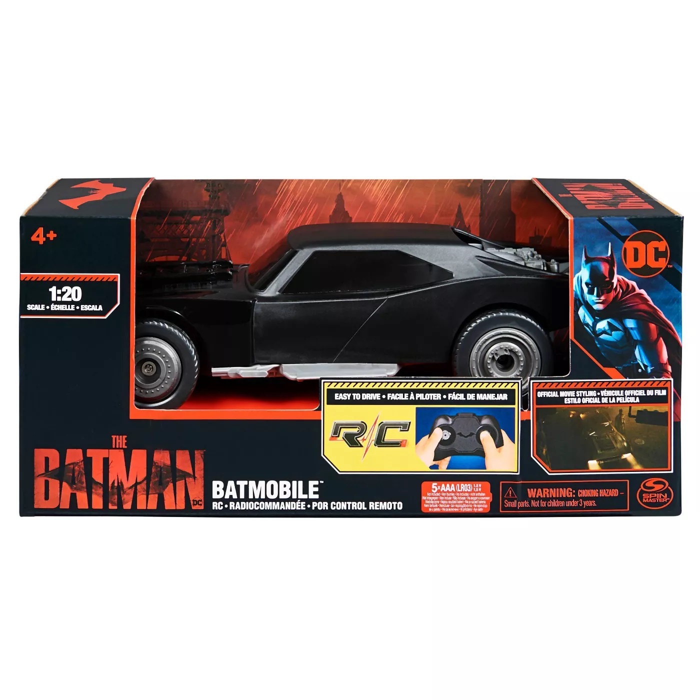 The Batman (2022) - Batmobile - 1:20 Scale R/C Car image