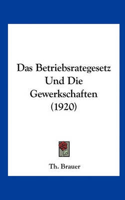 Das Betriebsrategesetz Und Die Gewerkschaften (1920) by Th Brauer image
