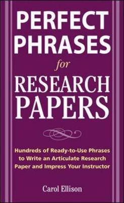 McGraw-Hill's Concise Guide to Writing Research Papers by Carol Ellison image