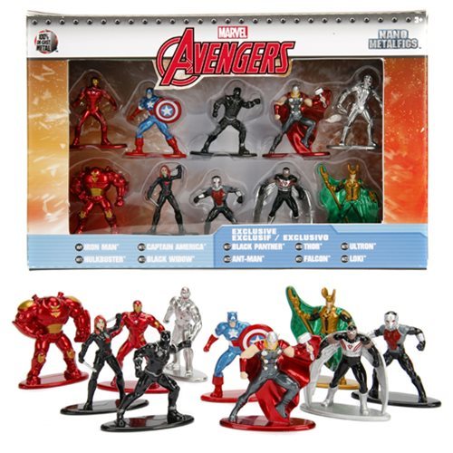 Jada Metal Minis: Marvel - Nano Metalfigs 10-Pack