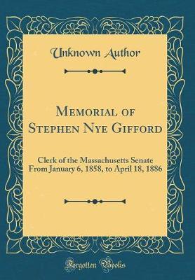 Memorial of Stephen Nye Gifford by Unknown Author image