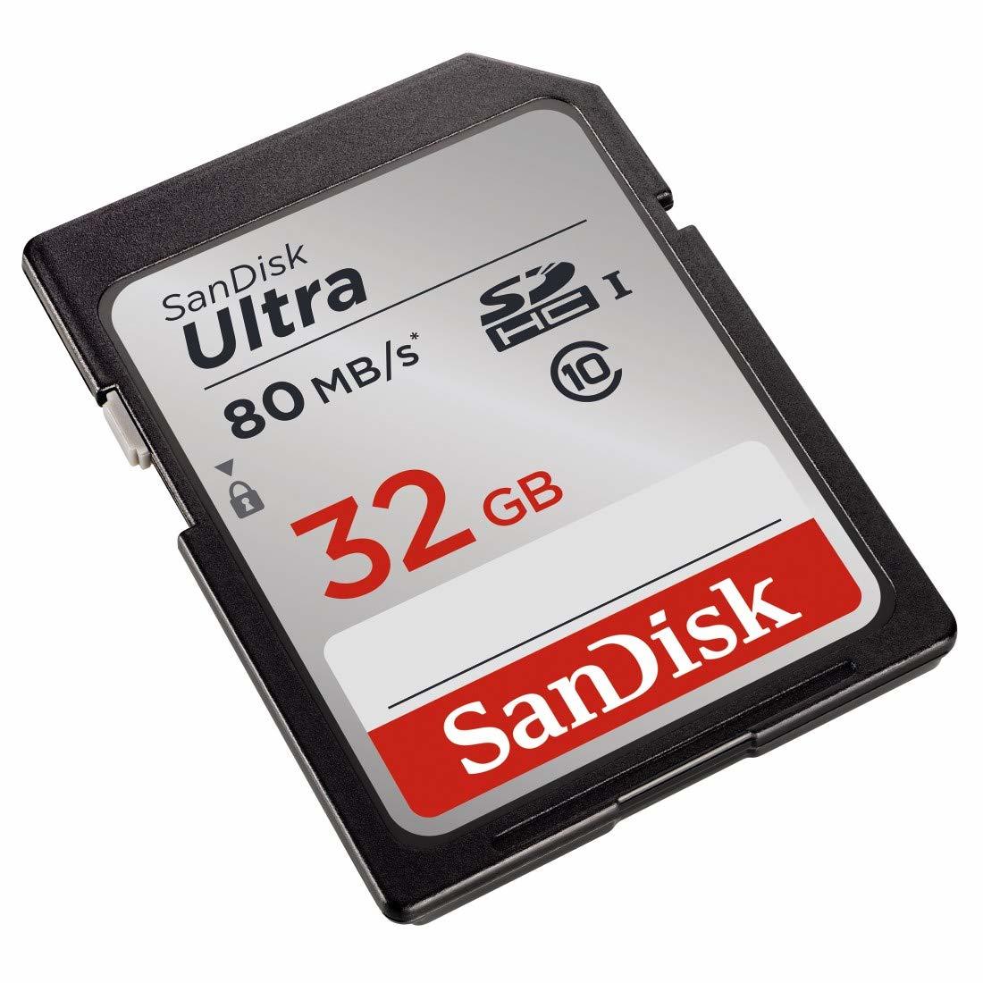 32GB SanDisk Ultra Class 10 SDHC UHS-I Memory Card image