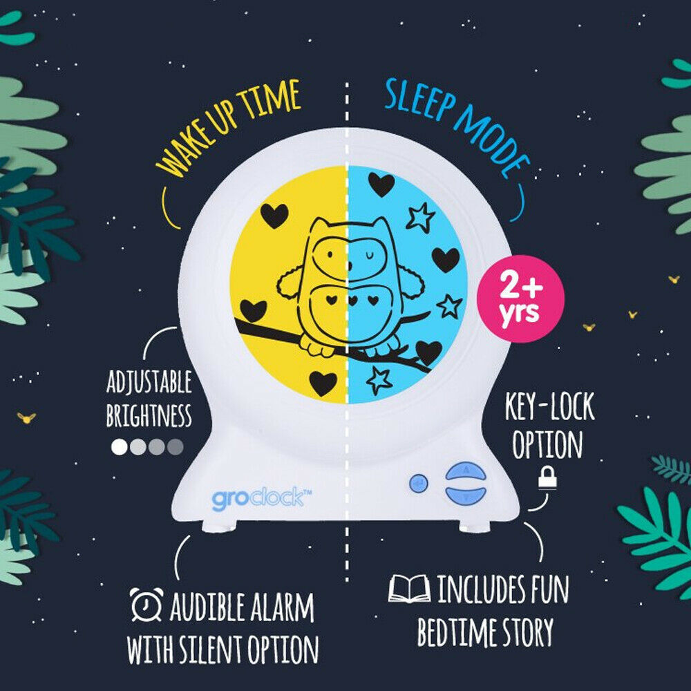 Buy Ollie the Owl Groclock Childrens Sleep Training Clock With Book at