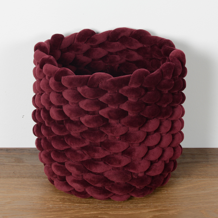 Moxy Velvet Pot Holder (Small) - Burgundy image