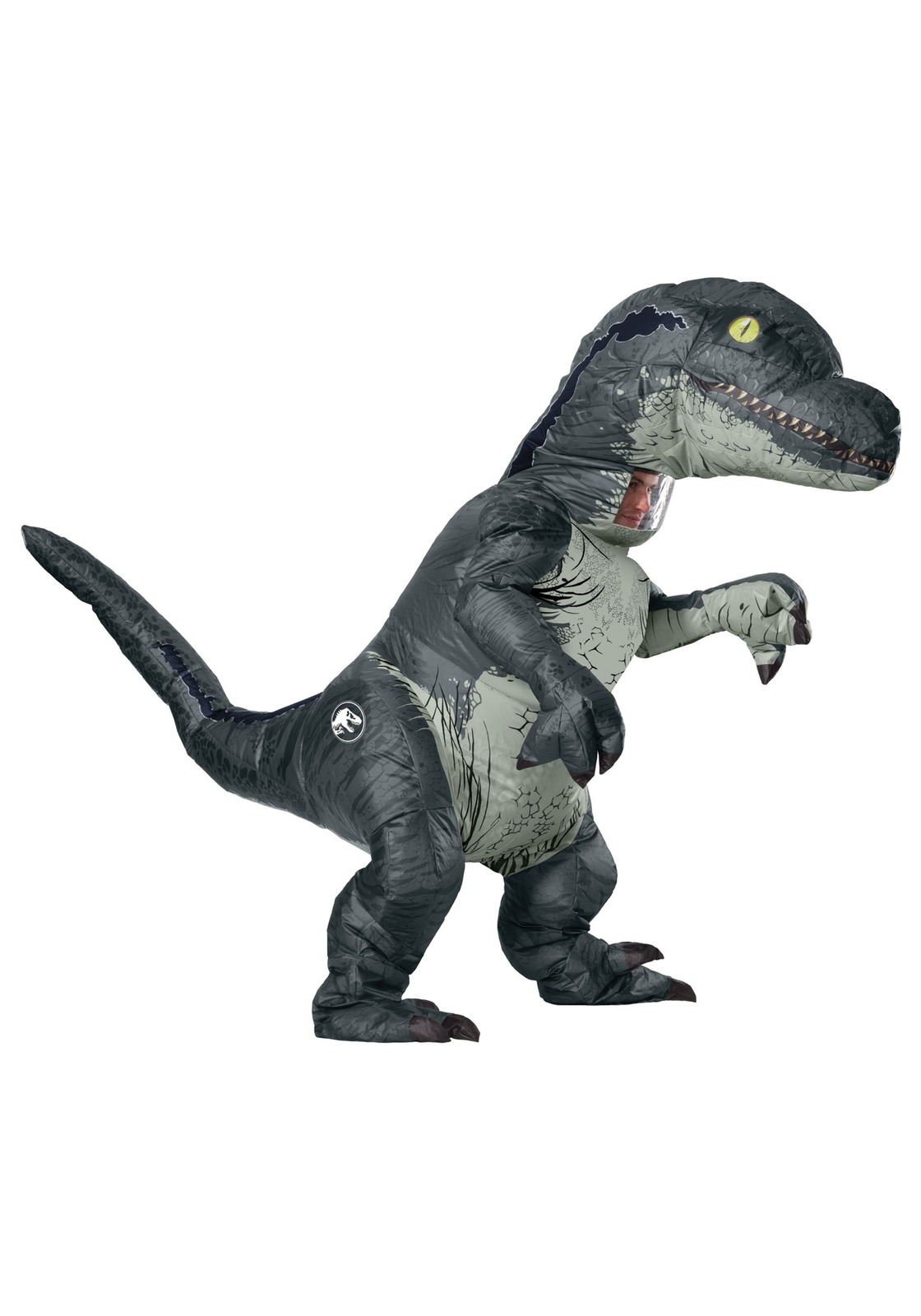 Velociraptor Blue Inflateable Costume - Size Standard image