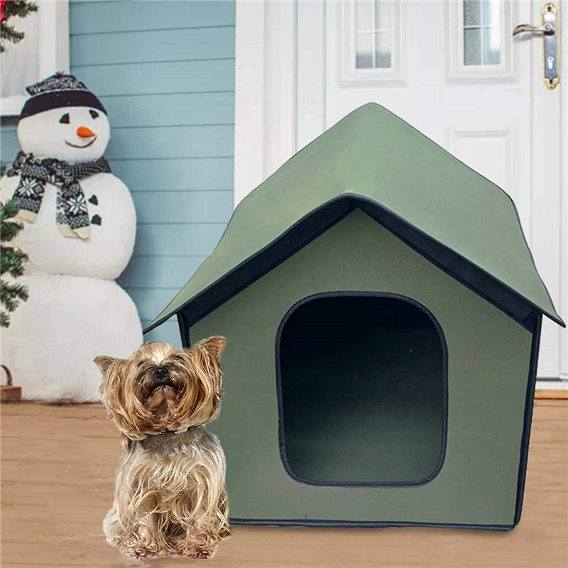 Buy Medium Foldable Waterproof Outdoor Pet House Green at Mighty Ape NZ
