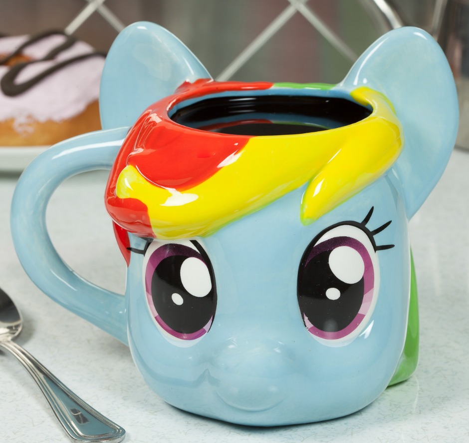 Rainbow Dash Moulded Mug image