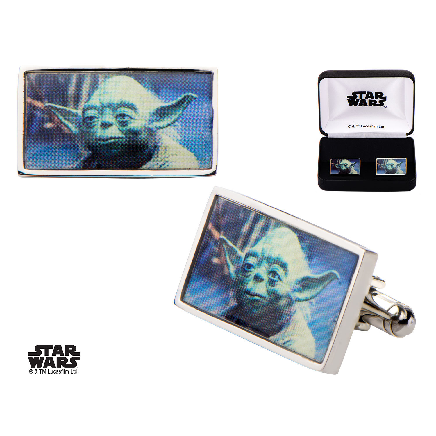 Yoda - Rectangle Cufflinks image