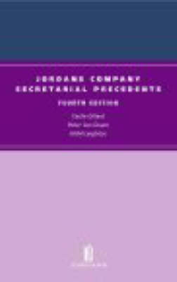 Jordans Company Secretarial Precedents on Hardback by Cecile Gillard