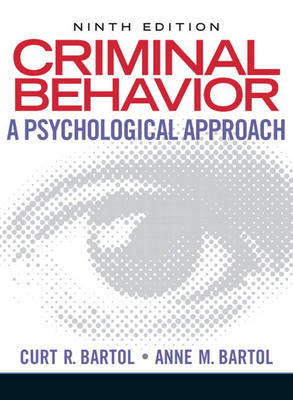 Criminal Behavior: A Psychological Approach by Curt R Bartol image