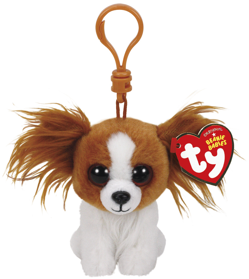 Ty Beanie Babies: Barks Dog - Clip On Plush