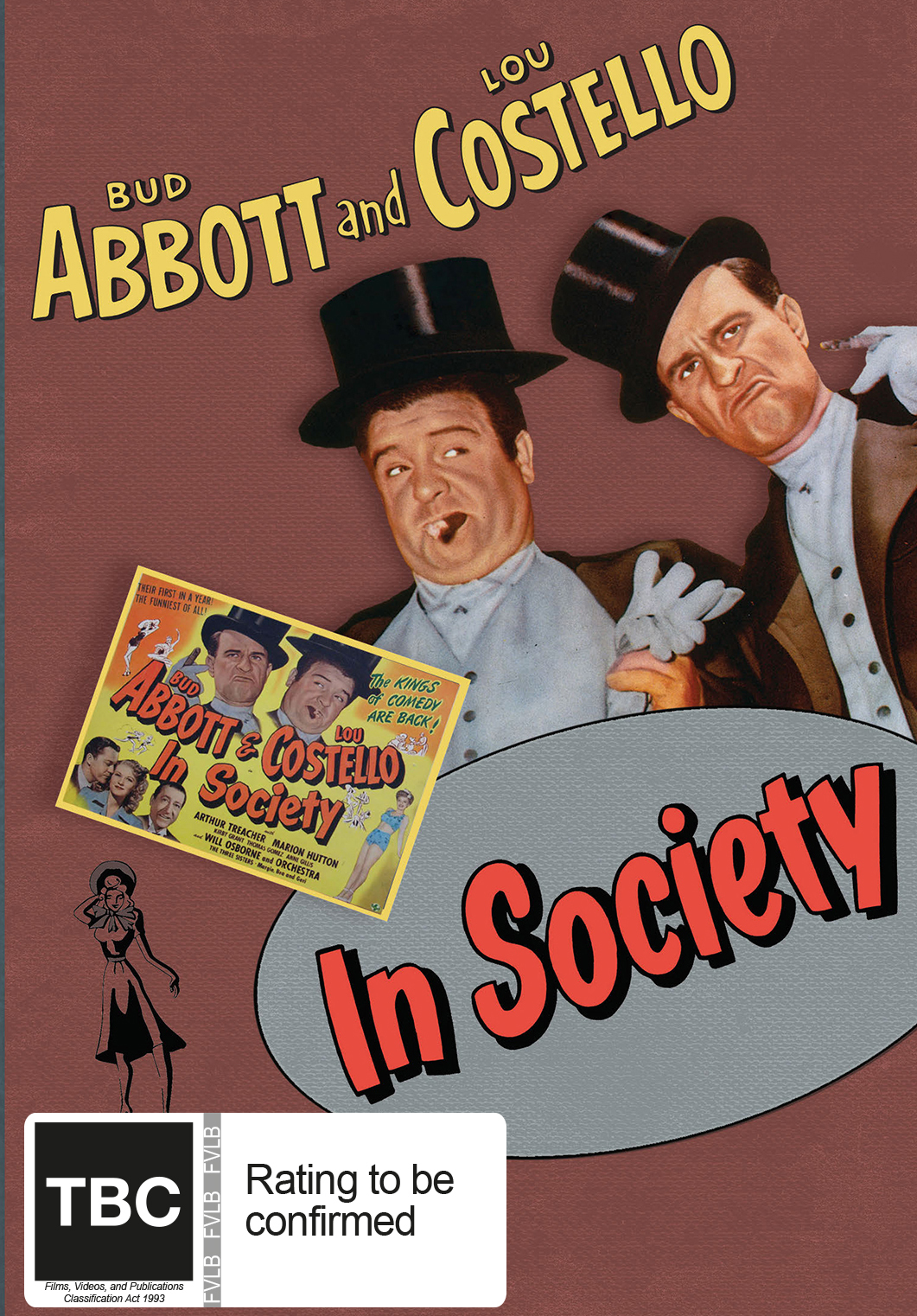 Abbott And Costello: In Society on DVD image