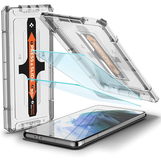 Spigen Premium Tempered Glass Screen Protector (2Pack) at Mighty