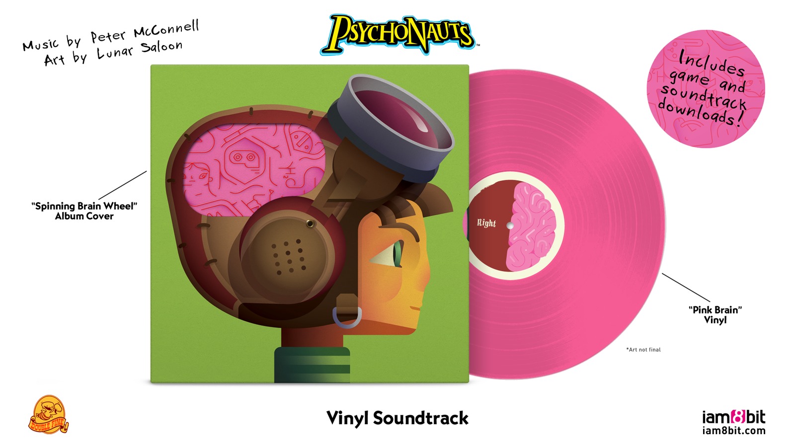 Psychonauts Soundtrack (LP + PC Game) on Vinyl by Peter McConnell