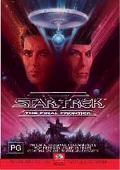 Star Trek 5 - The Final Frontier on DVD Star Trek 5 - The Final Frontier on DVD