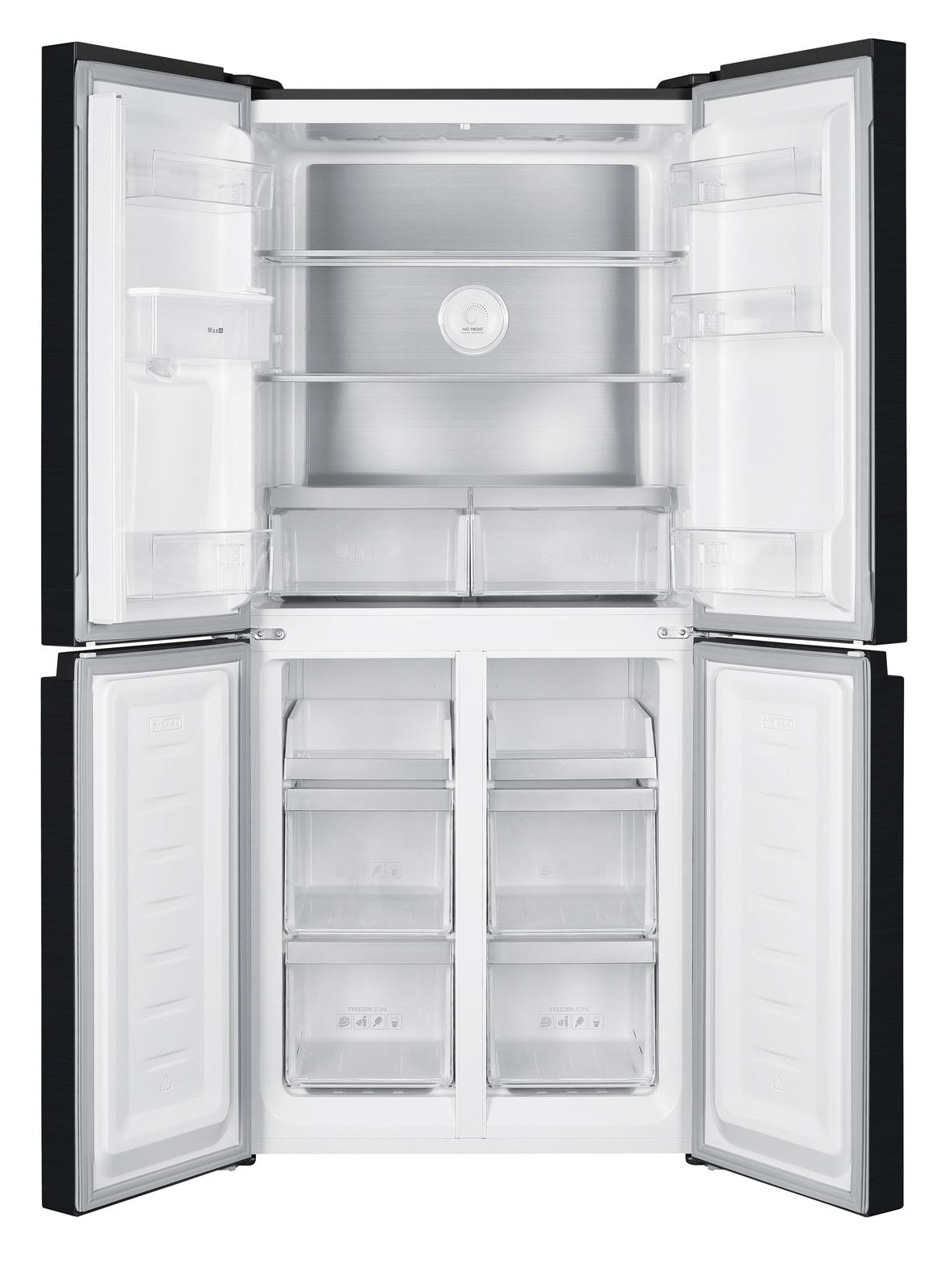 Buy Kogan 464L French Door Fridge with Water Dispenser (Black Stainless Steel) at Mighty Ape NZ
