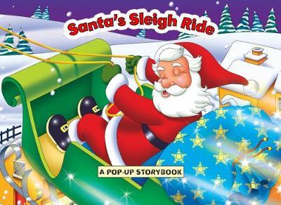 Large Christmas Pop Up Santa's Sleigh Ride image
