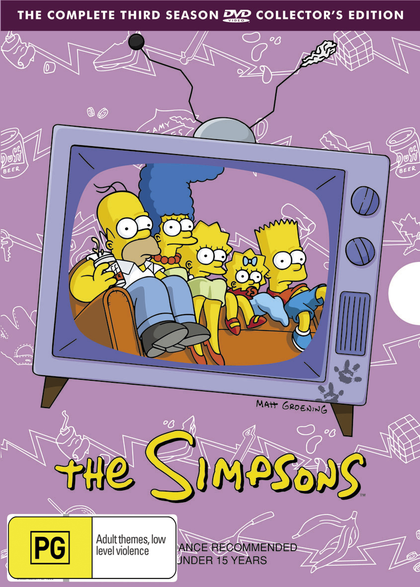 The Simpsons - The Complete Third Season on DVD image