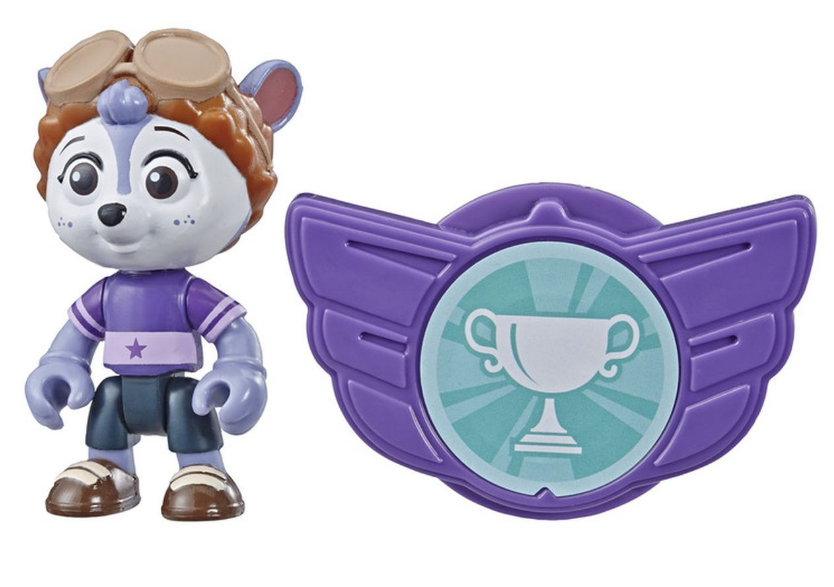 Top Wing: Shirley Squirrely - 3" Action Figure & Badge image