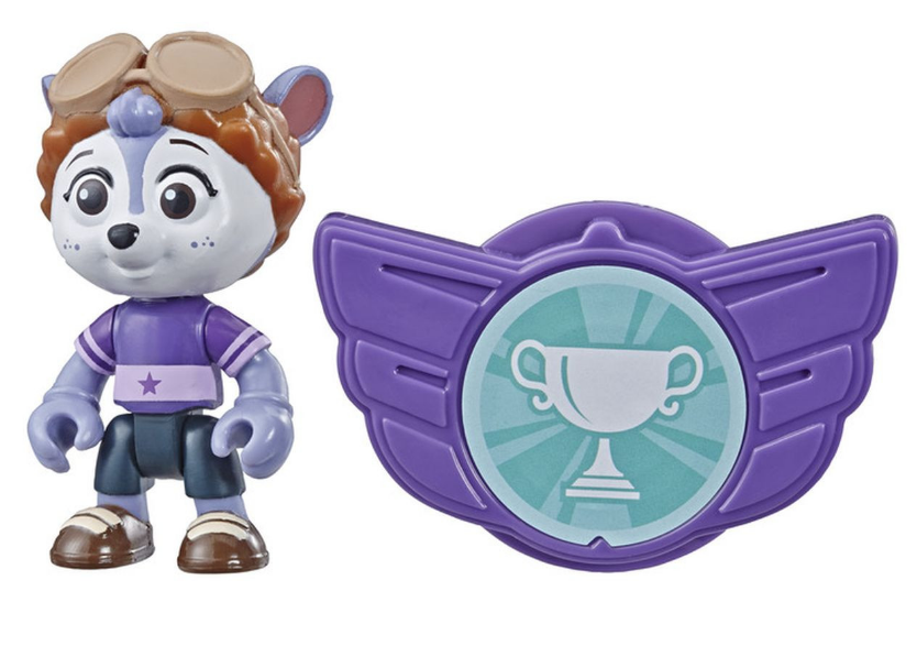 Top Wing: Shirley Squirrely - 3" Action Figure & Badge