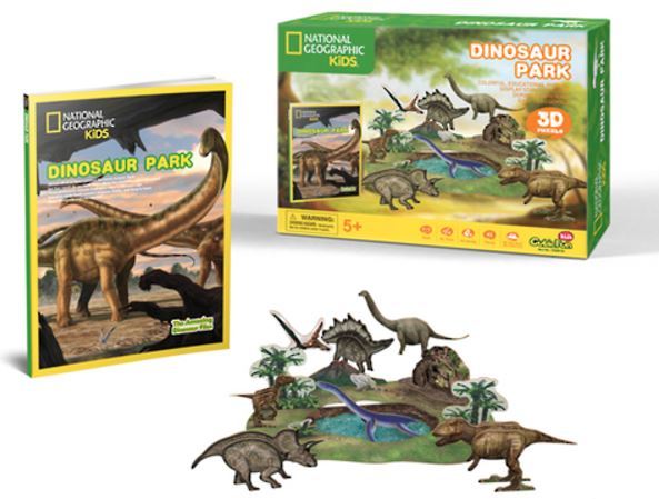 National Geographic Kids: Dinosaurs Park - 43 Piece 3D Puzzle