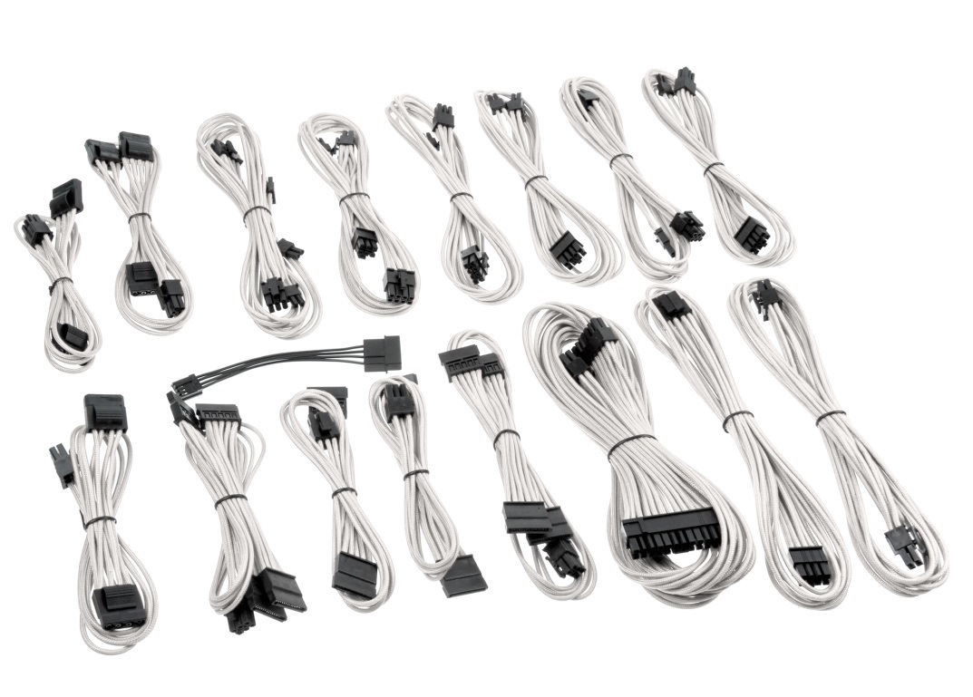 CableMod CSeries Full Cable Kit White at Mighty Ape NZ