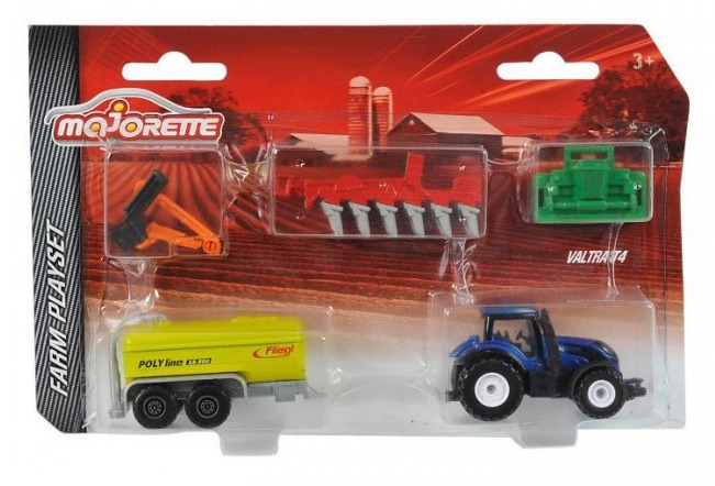 Majorette: Farm Playset - (Tractor & Equipment) image