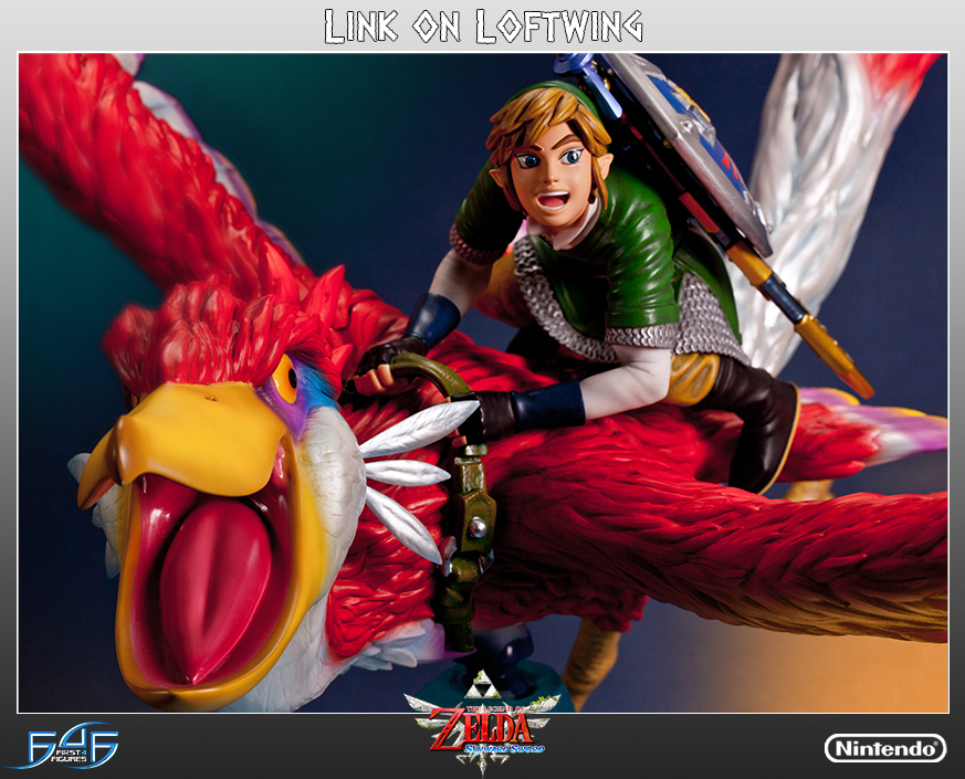 Zelda Link on Loftwing Statue image