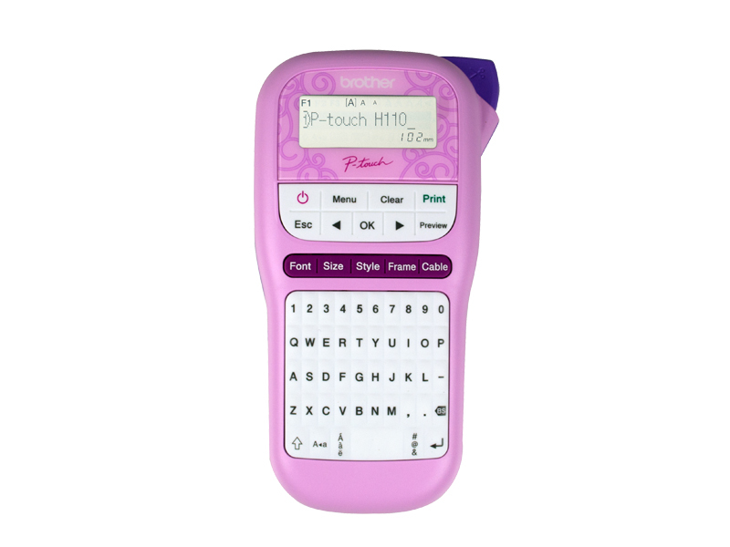 Buy Brother PTH110 Portable Label Maker (Pink) at Mighty Ape Australia