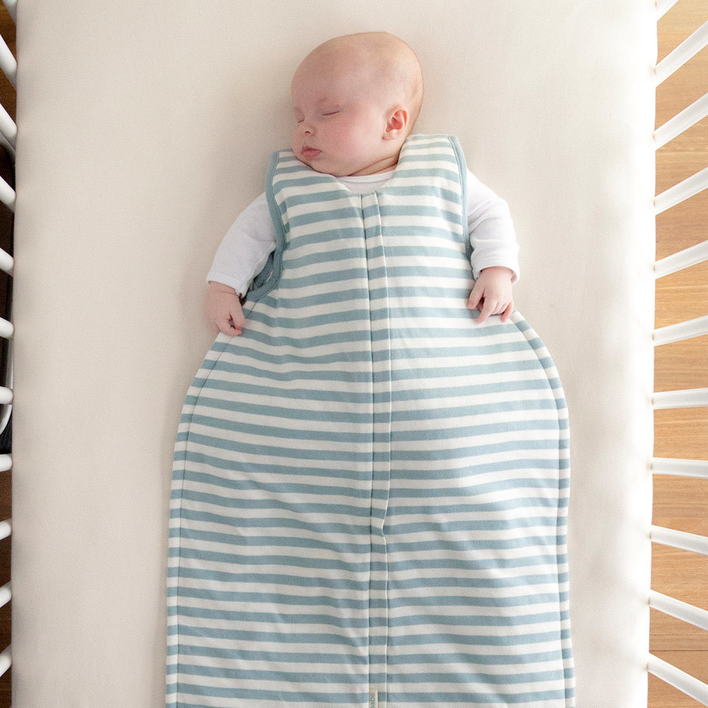 Woolbabe: Duvet Front Zip Merino/Organic Cotton Sleeping Bag - Tide (3-24 Months) image