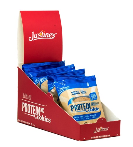 Justine's Mini Protein Cookies - Chocolate Chip (10 x 25g) image